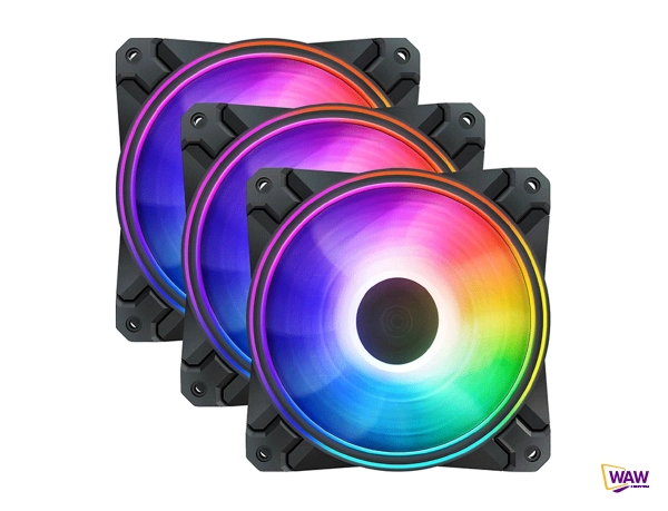 DEEP COOL CASE FAN CF120 RGB 120mm Triple Fan - Image 2