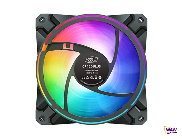 DEEP COOL CASE FAN CF120 RGB 120mm Triple Fan - Image 3