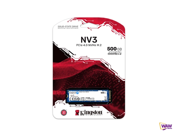 Kingston NV3 500GB PCIe 4.0 M.2 NVMe SSD - Image 3