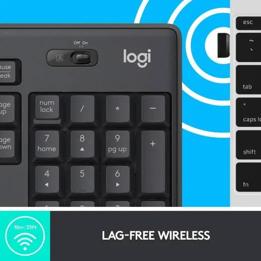 Logitech MK295 Silent Wireless Keyboard and Mouse Combo - Image 4